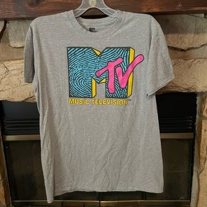 MTV Gray Short Sleeve T-Shirt